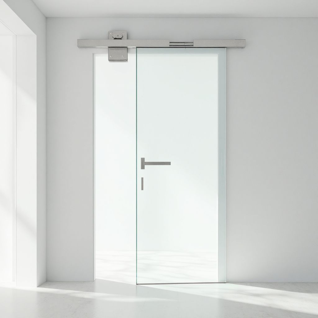 Heavy-Duty Glass Door Hardware Set